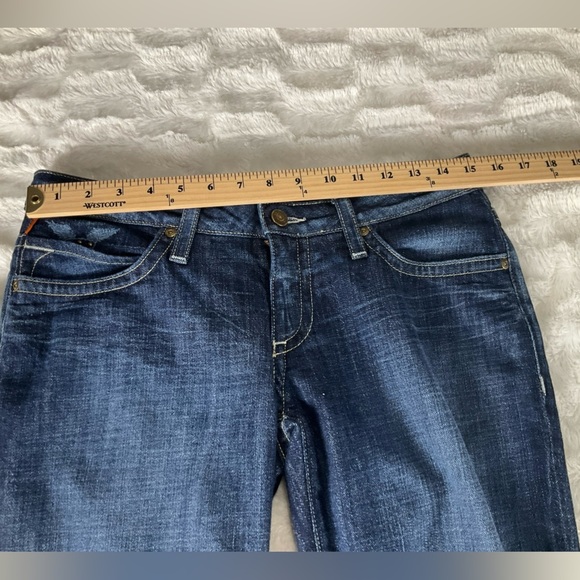 Robins Jeans Women’s Size 30 Angel Wing Pink Crystal Denim Jeans Made In USA - Picture 13 of 16